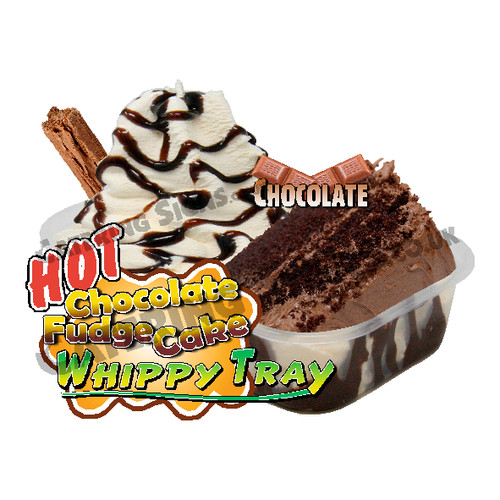 Chocolate fudge cake hot tray - fudge,
