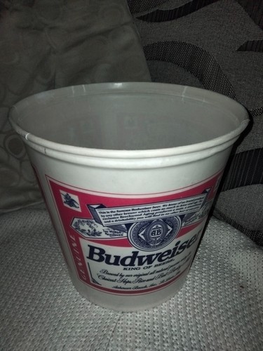 Vintage budweiser ice - ice, buckets