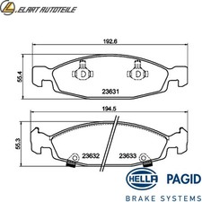 BRAKE PAD SET DISC BRAKE 8DB