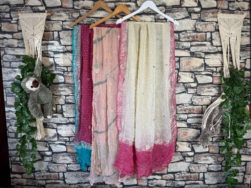 Asian indian dupatta sari - 3x,