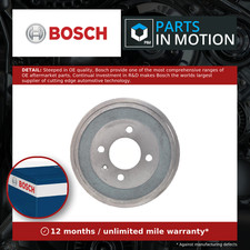 2x Brake Drums (Pair) Rear 0986477106 Bosch Set 1S0609617 6X0609617A DB181 New