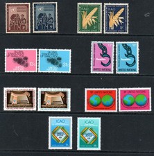 United Nations: 7 x MNH/MH sets of stamps