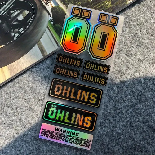 Ohlins motorcycle stickers - ohlins,