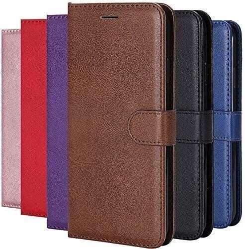 Leather flip wallet case - leather,