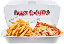 Pizza Slice And Chips in