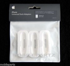 Pack of 3 Apple iPhone 3G 3GS Dock Adaptors for Apple Universal Docking Station