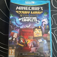 Minecraft Story Mode Complete Adventure (Nintendo WII U , 2016) SPANISH COVER 