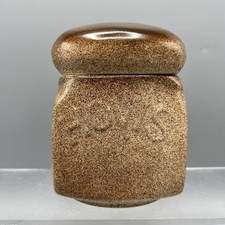 Carlton Ware Hovis Sugar Bowl Jam Pot Vintage Novelty Wholemeal Bread 4 Inches