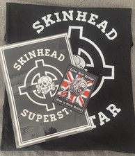 ISD Oi Skinhead New T Shirt Size XL , Skinhead Skull  Logo & mini poster 