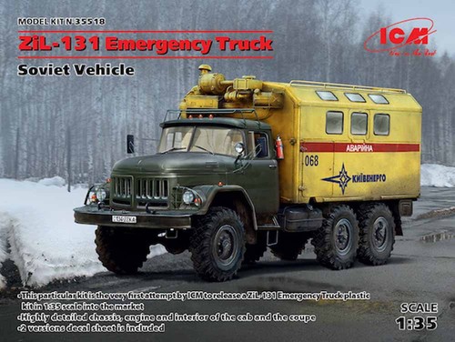 Icm 35518 soviet zil 131 - 35518, zil-131
