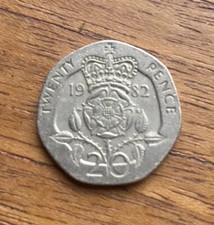 Rare 20 Pence Coin 1982 20p