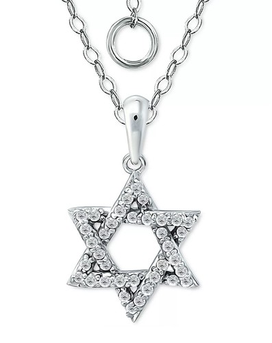 Star david necklace - of,