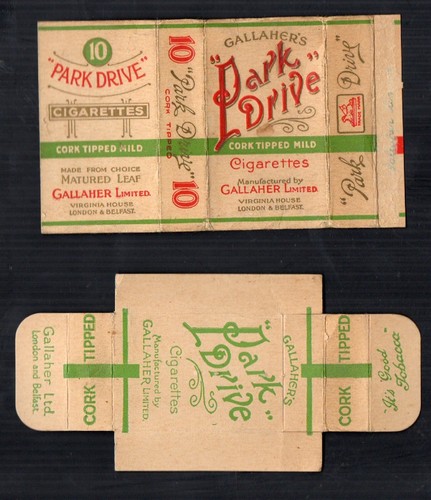 Old empty cigarette packet - old,