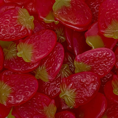 Giant strawberries retro - giant,