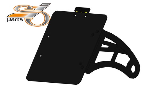 License plate holder - license, side