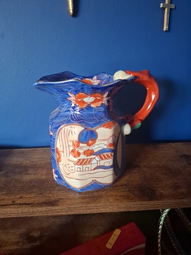 Vintage masons ironstone jug - vintage,
