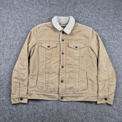 Levis jacket mens medium beige - jacket,