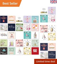 24 Pack Birthday Cards -