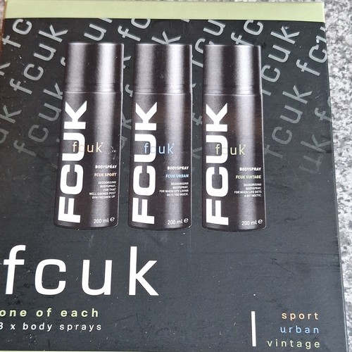 Fcuk men body spray set - fcuk,