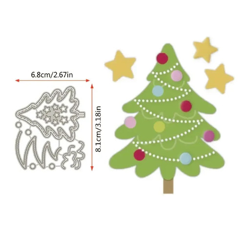 Build christmas tree die - christmas,