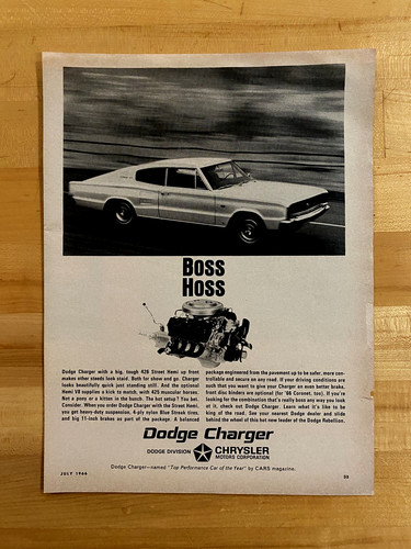 1966 print dodge charger - 1966,