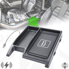 Wireless phone charging tray