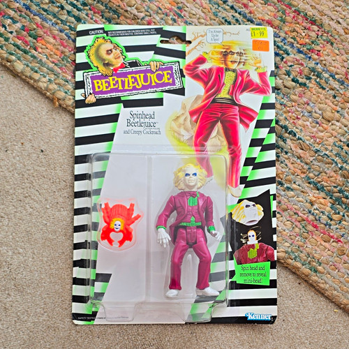 Kenner beetlejuice spin head - kenner,
