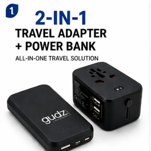 Universal travel adapter - universal, +