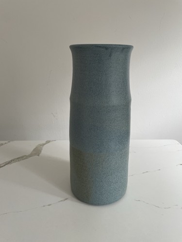 Tall studio pottery - pottery, cylinder