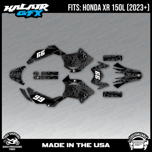 Graphics decal kit for honda - decal,