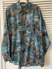 FUKA Mens 💯 Pure Silk Long