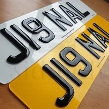 Premium 2D | 3D Gel Number Plates | MOT & DVLA COMPLIANT REG | UK EV GB Badges