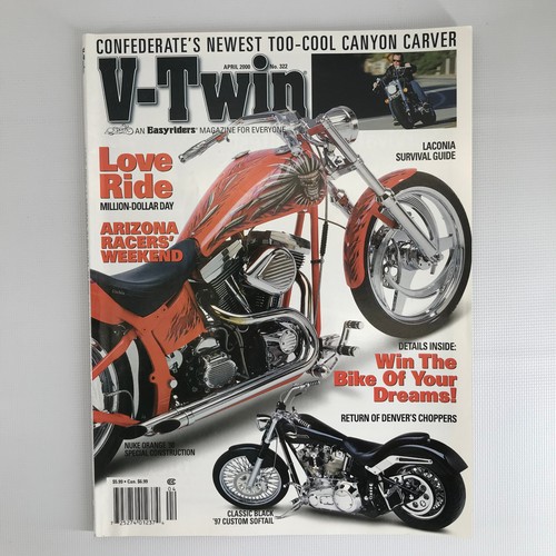 Twin magazine april - v-twin, 2000