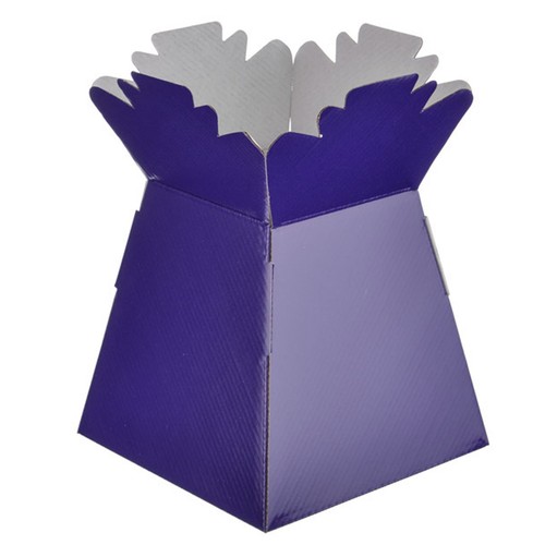 Purple florist bouquet box - florist,