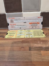 VINTAGE 1970S MORGAN WORCESTER ROLLING MILL METRIC  CONVERSION SLIDES/RULERS