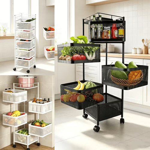 Space saving tier rotating - 6-tier,