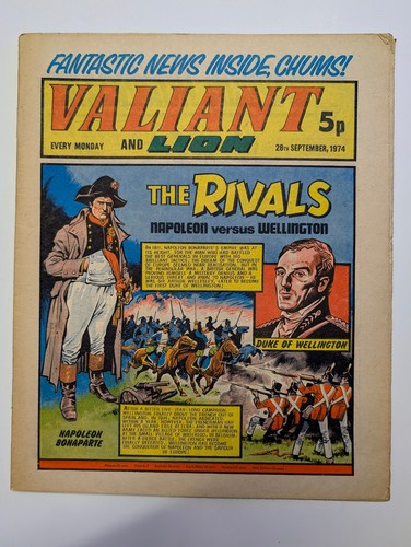 Valiant and lion comic 28th - and,