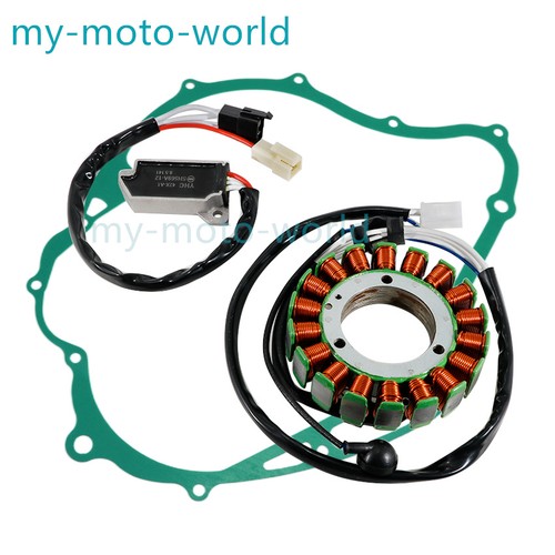 Stator coil regulator - +,