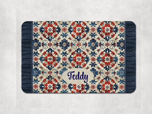 Personalised pet bowl mat - bowl,
