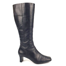 Clarks Knee Boots Black