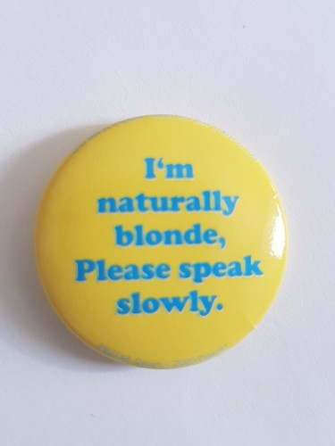 Badge pin rude - rude, humour