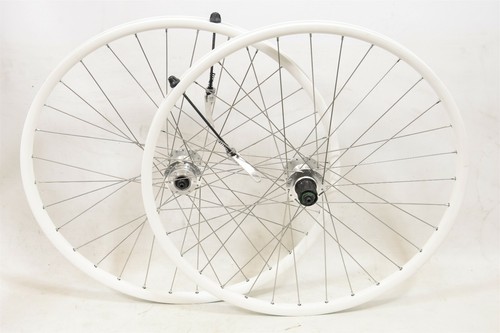Pair wheels white rim - pair, or