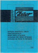 ZETOR 81xx 91xx 101xx 121xx 14145 16145 TRACTOR 1986 FACTORY PARTS CATALOGUE