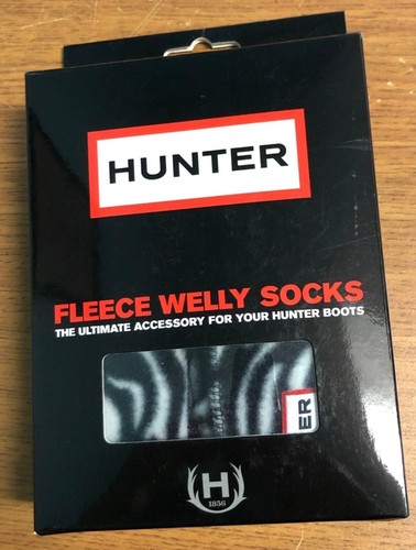 Hunter patterned fleece welly - hunter,