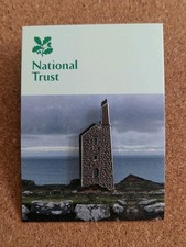 National Trust EAST POOL MINE Cornish Engine House Charity Pin Badge