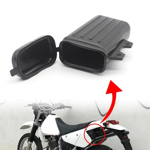Black motorcycle trail bike - black,