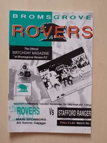 Bromsgrove rovers stafford - bromsgrove,