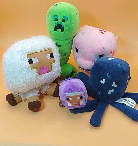 Minecraft plush toys - toys, bundle