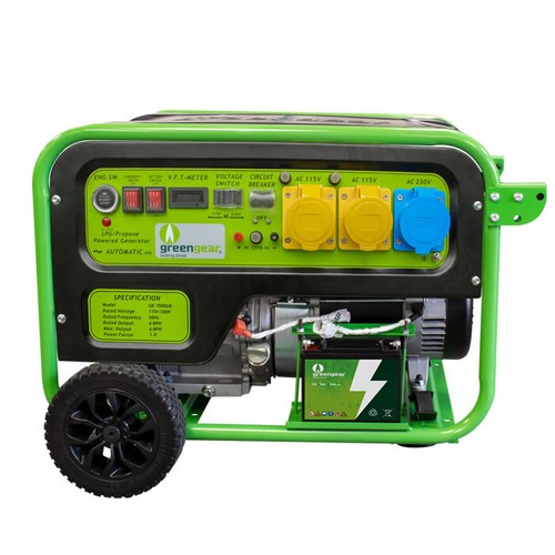 7kw portable lpg propane - 7kw, lpg/propane