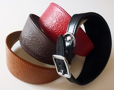 Paisley Embossed Leather